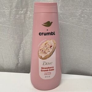 Dove x Crumbl Strawberry Crumb Cake Nourishing Body Wash Limited Edition 20‎ oz